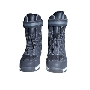 YOUTH BOYS TOTES SAGE Black/Grey WINTER SNOW BOOTS SIZE 4